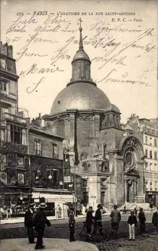 Ak Paris IV, L'Oratoire de la Rue Saint Antoine