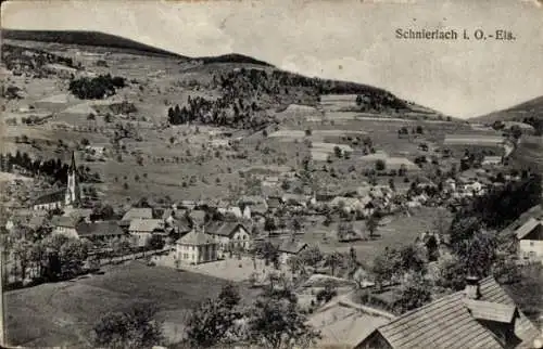 Ak Lapoutroie Schnierlach Elsass Haut Rhin, Gesamtansicht