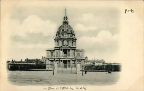 Ak Paris VII, Hotel des Invalides, Dome