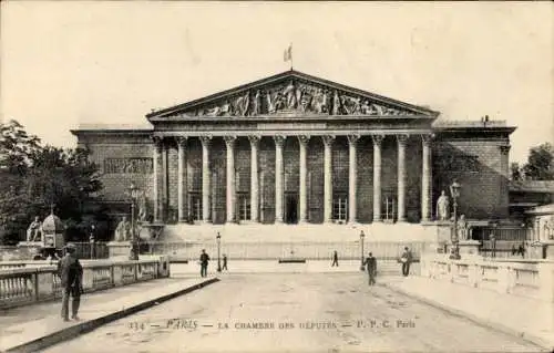 Ak Paris VII, Palais Bourbon, Chambre des Députés