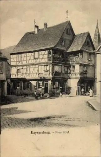 Ak Kaysersberg Elsass Haut Rhin, Haus Brief