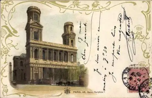 Ak Paris IV, Saint Sulpice