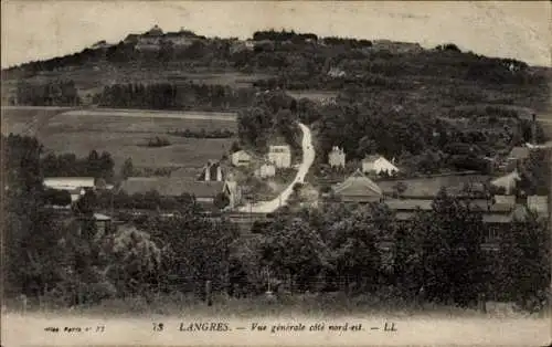 Ak Langres Haute Marne, Gesamtansicht