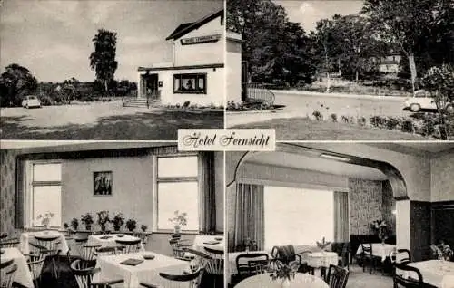 Ak Glücksburg an der Ostsee, Hotel Fernsicht, Inh. Franz Meissner