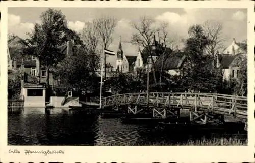 Ak Celle in Niedersachsen, Pfennigsbrücke
