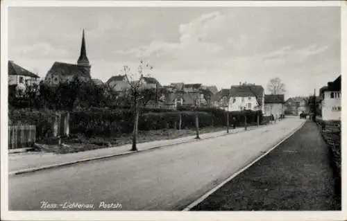 Ak Hessisch Lichtenau in Hessen, Poststraße