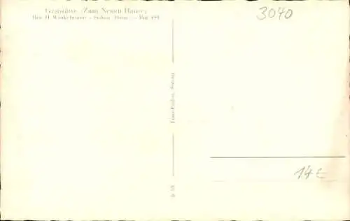 Ak Soltau Lüneburger Heide Niedersachsen, Gaststätte Zum Neuen Hause