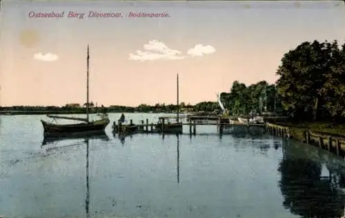 Ak Dziwnów Berg Dievenow in Pommern, Bodden