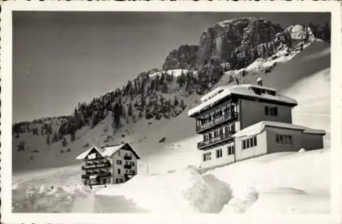 Ak Colfosco Corvara in Badia Südtirol, Sass Tschampatsch, Pension