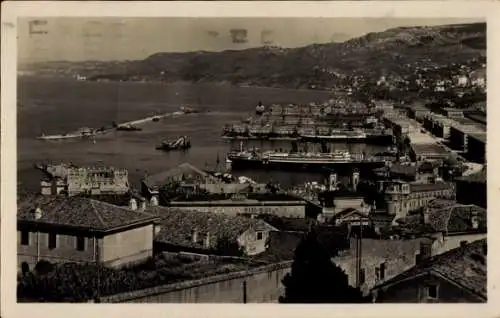 Ak Triest Trieste Friuli Venezia Giulia, Porto Vittorio Emanuele III