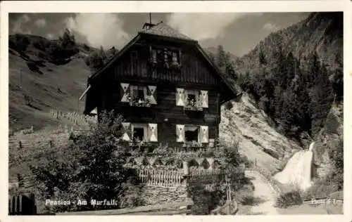 Ak Land Salzburg, am Murfall, Pension