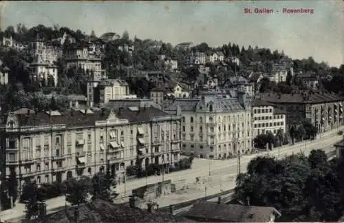 Ak Sankt Gallen Stadt Schweiz, Rosenberg