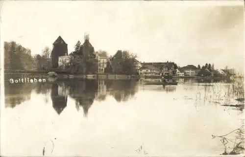Ak Gottlieben Kanton Thurgau, Teilansicht