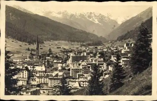 Ak Davos Kt Graubünden Schweiz, Panorama, Tinzenhorn