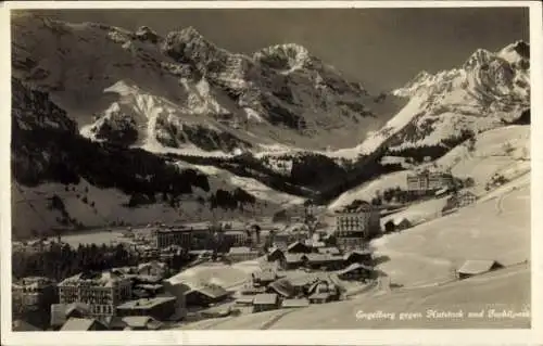 Ak Engelberg Kanton Obwalden Schweiz, gegen Kufstock und Juchlipass