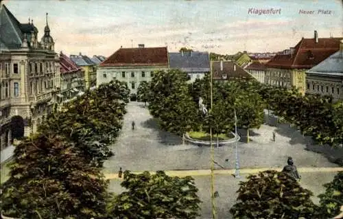 Ak Klagenfurt am Wörthersee Kärnten, Neuer Platz