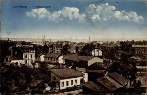 Ak Bohumín Oderberg Region Mährisch Schlesien, Totalansicht