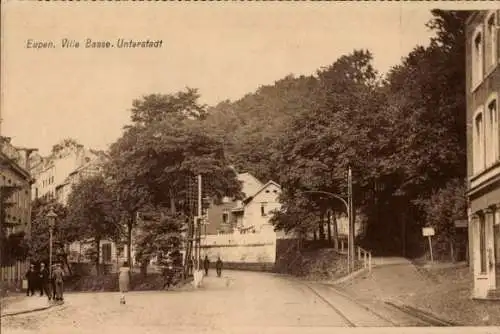 Ak Eupen Wallonien Lüttich, Ville Basse, Unterstradt