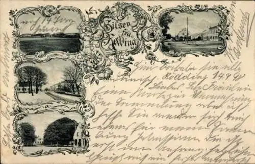 Passepartout Ak Rødding Rödding Dänemark, Details