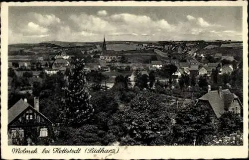 Ak Molmeck Hettstedt im Harzvorland Sachsen Anhalt, Panoramablick