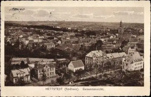 Ak Hettstedt im Südharz, Panorama