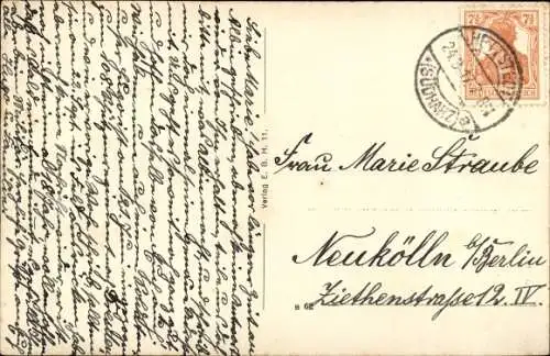 Ak Hettstedt im Südharz, Ort aus der Vogelschau