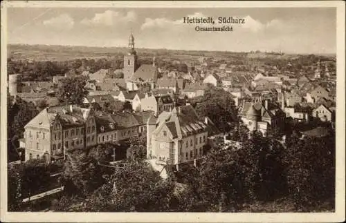 Ak Hettstedt im Südharz, Gesamtansicht