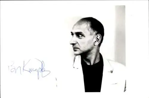 Foto Schauspieler Ben Kingsley, Portrait, Autogramm