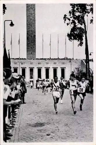 Sammelbild Olympia 1936, Marathonläufer Kitei Son