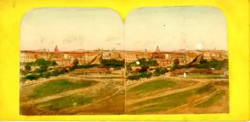 Stereo Foto Madrid Spanien, Stadtansicht