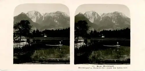 Stereo Foto Berchtesgaden in Oberbayern, Hohe Göll