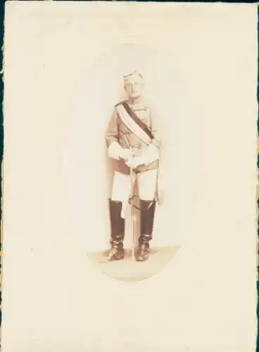 Studentika Foto Student mit Schläger, Portrait