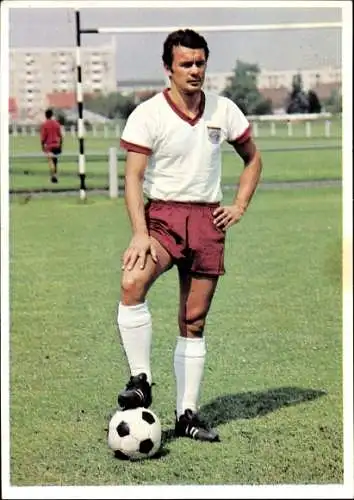 Ak Fußballspieler Hans Nowak, FC Bayern München, Portrait