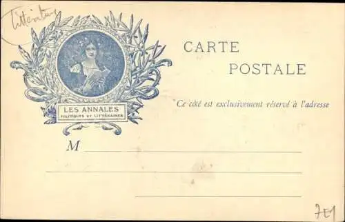 Ak Les Annales Politiquet et Litteraires, Hanotaux, Bonnat, Lefebvre