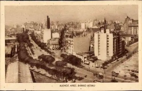 Ak Buenos Aires Argentinien, Barrio Retiro