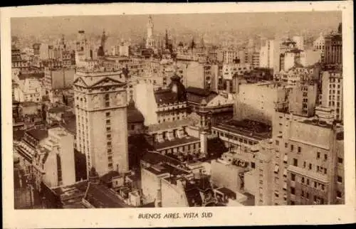 Ak Buenos Aires Argentinien,Totalansicht, Vista Sud