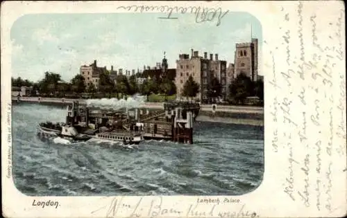 Ak Streatham Lambeth London England, Lambeth Palace