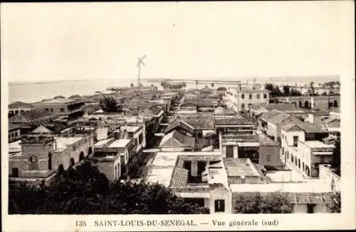 Ak Saint Louis Senegal, Gesamtansicht