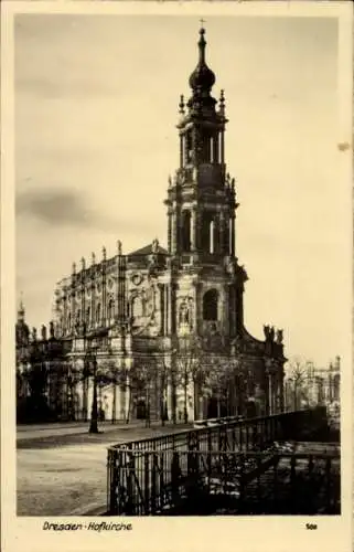 Ak Dresden Altstadt, Hofkirche