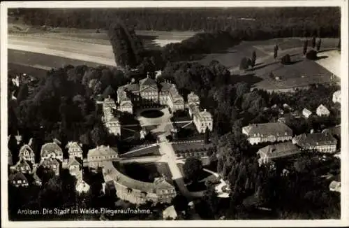 Ak Bad Arolsen in Hessen, Fliegeraufnahme