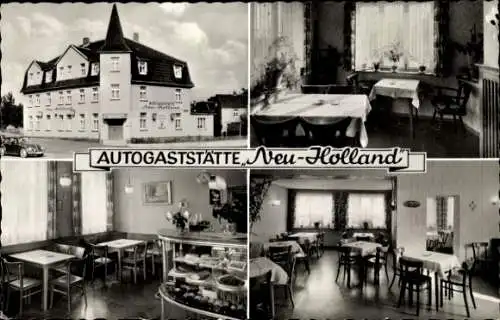 Ak Niedervellmar Vellmar Hessen, Autogaststätte Neu-Holland, Inh. Helmut Stöter