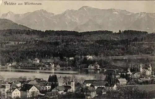 Ak Velden am Wörthersee in Kärnten, Panorama