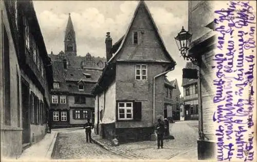 Ak Quedlinburg im Harz, Finkenherd