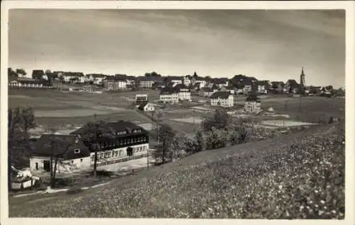 Ak Oberwiesenthal im Erzgebirge, Panorama