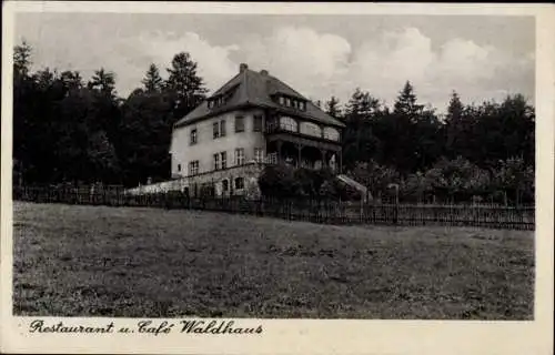 Ak Pulsnitz in Sachsen, Gasthof Waldhaus