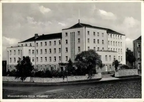 Ak Würzburg am Main Unterfranken, Missionsärztliche Klinik