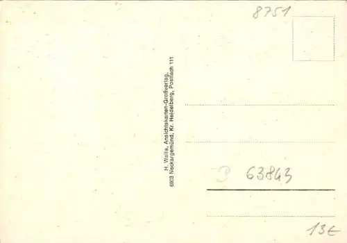 Ak Niedernberg am Main Unterfranken, Kirche, Wasserturm, Schule, Straße