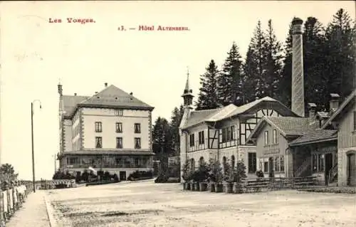 Ak Col de la Schlucht Vogesen, Hotel Altenberg