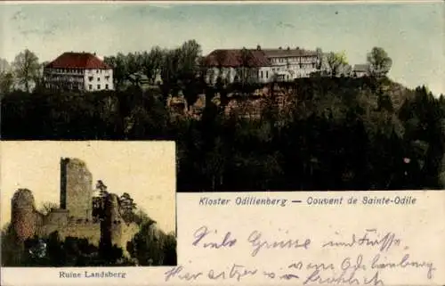 Ak Heiligenstein Elsass Bas Rhin, Burg Landsberg, Kloster Odilienberg, Konvent Saint-Odile