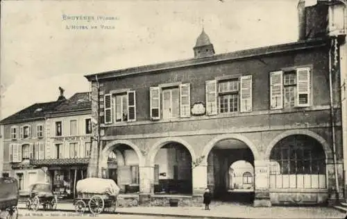 Ak Bruyères Vosges, Rathaus